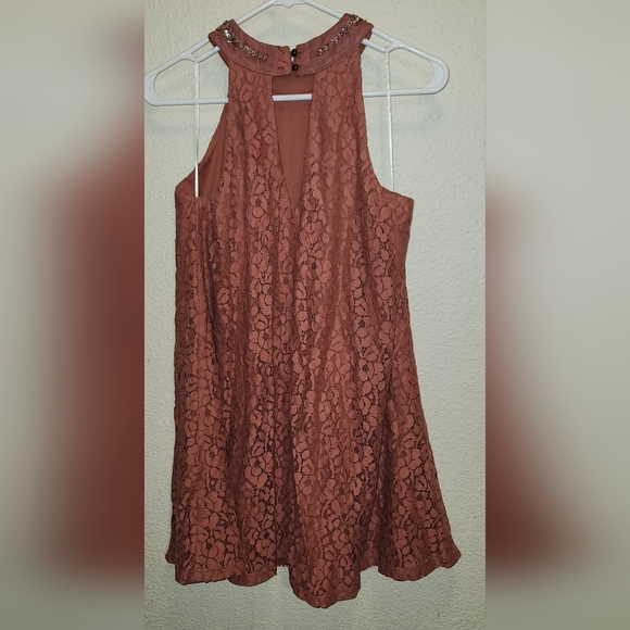 Smarty & Flirty Halter Neckline Dress - Picture 2 of 10